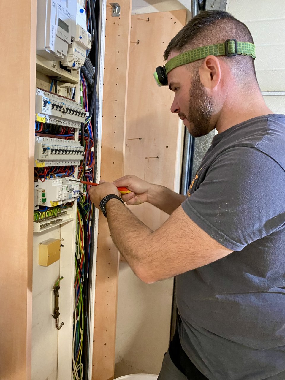 Intervention sur tableau électrique